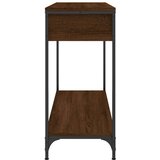  Konzolni stol boja hrasta 100 x 34 5 x 75 cm konstruirano drvo | shoptok.hr