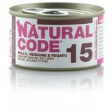 Natural Code cat konzerva za mačke - chicken, vegetables and liver 85g