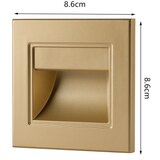  Brilagi - LED svetiljka za stepenište STEP LIGHT LED/1,5W/230V IP44 zlatna | Eponuda.com