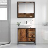 vidaXL Kupaonski ormarić za sudoper Staro drvo 65 x 33 x 60 cm Cijene