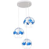  Dečiji luster na sajli STARS 3xE27/15W/230V plava/bela | Eponuda.com