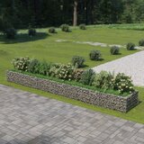 vidaXL gabionska sadilica od pocinčanog čelika 540 x 90 x 50 cm Cijene