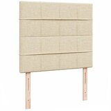  Otomanski okvir kreveta s madracem krem 120x200cm od tkanine | shoptok.hr