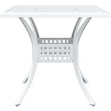 3-delni vrtni bistro set belo lito aluminij, (22015342) | Shoptok.si