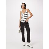 River Island Top črna / bela | Shoptok.si