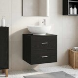  Umivaonik s policom Crni hrast 49,5 x 44,5 x 66,5 cm | shoptok.hr