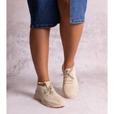 Gemre Beige Fabric Sneakers Madi Cene