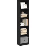 vidaXL Regal za knjige crni 40x24x176 cm od konstruiranog drva Cijene