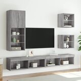  ormarić s LED svjetlima boja hrasta 40,5x30x102 cm | shoptok.hr