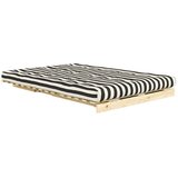 Karup Crno-bijela sklopiva sofa 140 cm Roots – | shoptok.hr