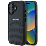 Mercedes AMG AMHCP16SGSEBK IPHONE 16 6.1 CZARNY/BLACK HARDCASE LEATHER DEBOSSED LINES BLACK LOGO, (21897688) | Shoptok.si