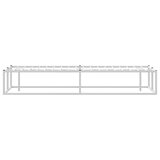  Okvir kreveta bez madraca Bijeli 120x200 cm Metalni | Eponuda.com