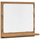 Maison Chic Kopalniška omarica - Kopalniški kabinet z ogledalom artisan hrast 40x11x37 cm, (21794539) Cene