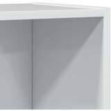 vidaXL Knjižna omara visok sijaj bela 40x24x143 cm inženirski les | Shoptok.si
