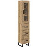  Highboard Umjetnički hrast 34,5 x 34 x 180 cm Konstruirano drvo | shoptok.hr