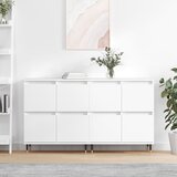  Komode bijele 2 kom od konstruiranog drva | shoptok.hr