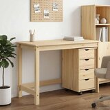  Set ormara za radne stolove 2 kom. Smeđa Masivna borovina | shoptok.hr