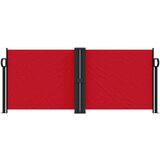  Zložljiva stranska tenda rdeča 100x600 cm | Shoptok.si