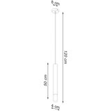 Sollux Bijela metalna viseća svjetiljka ø 8 cm Vittoria – | shoptok.hr