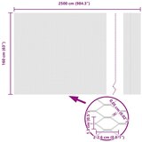 vidaXL Šesterokotna Ograja 1.6x25 m Cinkano Jeklo | Shoptok.si