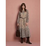 Sinsay Maxi haljina s uzorkom i remenom | shoptok.hr
