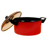  Set za male kuhate sa loncima, tukavicom i rekvizitima - crno/crveni | shoptok.hr