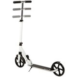  Romobil za djecu i tinejdžere, sklopivi, s podesivom visinom upravljača 95–105 cm, kotači 200 mm, bijelo crni | shoptok.hr