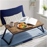 Songmics RUSTIC Laptop Table with Drawer, Rustic, LLD110B01 | shoptok.hr
