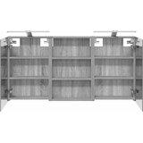  Set ormarića za kupaonicu 3 kom. 120 x 10,5 x 60,5 cm | shoptok.hr