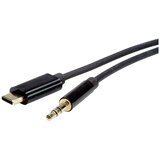 Roline adapterski kabel USB tip C - 3\,5 mm audio\, ST/ST\, črn\, 3 m USB 2.0 adapter 12.03.3218 3.00 m, (20416473) | Shoptok.si
