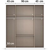home24 OMARA S KLASIČNIMI VRATI, bela | Shoptok.si