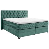 Modern Living Postelja Boxspring Carmen, Turkizna, 160x200 Cene