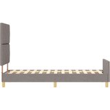 vidaXL Krevet od tkanine smeđe-sive boje 80x200 cm | shoptok.hr