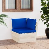 Maison Chic Vrtni kotni kavč - Zunanji kavč iz palet z blazinami impregnirana smrekovina, (22041042) | Shoptok.si