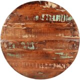 Stolna ploča Ø 70 x 1,5 cm okrugla od masivnog obnovljenog drva | shoptok.hr