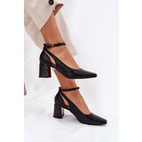 Maciejka Leather Heels On A Heel | Shoptok.si