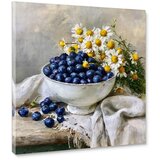 Styler Tiskana slika na platnu 32x32 cm Blueberry Bowl – | Shoptok.si