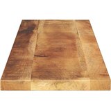Stolna ploča 120x40x2,5 cm pravokutna masivno grubo drvo manga | shoptok.hr