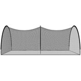 Mreža za kavez za bejzbol crna 600 x 400 x 250 cm od poliestera | shoptok.hr