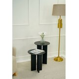 Hanah home set stolova za kafu leo (55 + 45) black | ePonuda.com