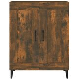  Komoda boja dimljenog hrasta 69,5x34x90 cm konstruirano drvo | shoptok.hr
