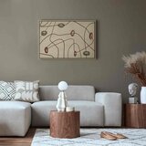  Slika - Lines and shapes – bead labyrinth on a pale washed background 120x80 U prirodnom drvenom okviru | shoptok.hr