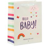 Hello Baby Little One Baby Gift Bag 36 x 12 x 10cm | shoptok.hr