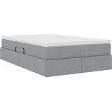 Krevet s madracem i skladištem Svijetlo siva 120 x 190 cm | shoptok.hr