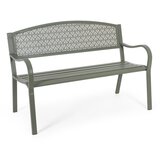 BIZZOTTO Kaki zelena metalna vrtna klupa Lizette – | shoptok.hr