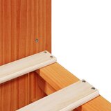  Krevet s regalom za knjige bez madraca 140x190 cm masivno drvo | shoptok.hr