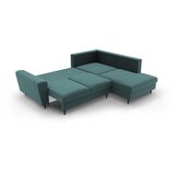 Cosmopolitan Design Petrolej zelena baršunasti sklopiva/s prostorom za odlaganje kutna garnitura (s desnim kutom/u obliku slova L) Kyoto – | shoptok.hr