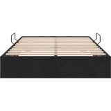  Otomanski krevet s pohranom Crna 120 x 200 cm Baršun | shoptok.hr