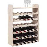  Stalak za vino s gornjom pločom 67,5x25x87 cm masivna borovina | shoptok.hr