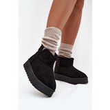 Big Star Women's Snow Boots On Platform With Stitching Cene